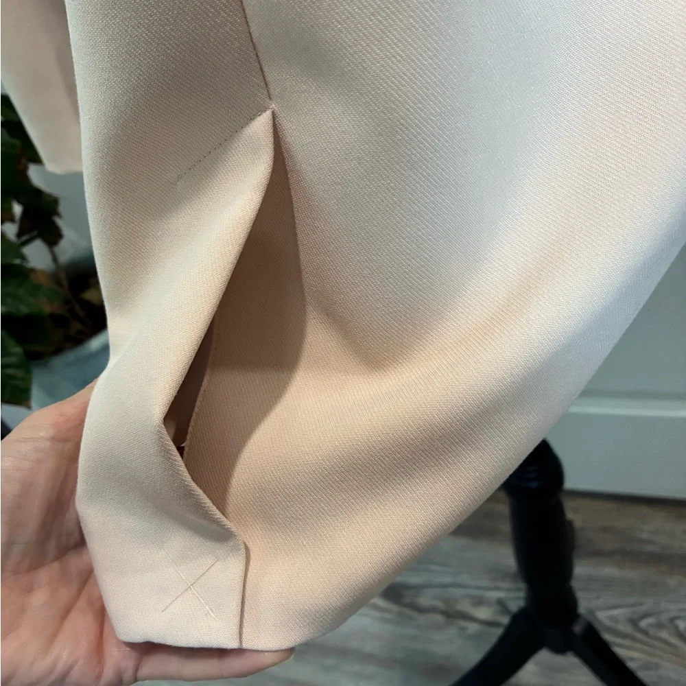Nine West Cream Blazer with Notched Lapels - Picture 3 of 8